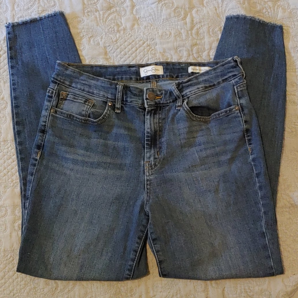 Size 8/29 High Rise/Skinny Ankle Jean